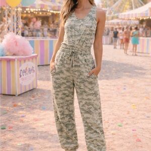 Women's Camouflage Jumpsuit